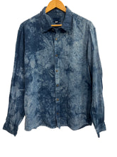 Load image into Gallery viewer, Island Shirt: Indigo Linen Long Sleeve