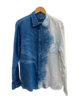 Load image into Gallery viewer, Island Shirt: Half Indigo Linen Long Sleeve