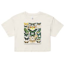 Load image into Gallery viewer, Crop Top: Vintage Butterflies