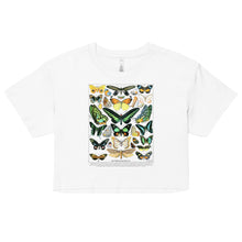 Load image into Gallery viewer, Crop Top: Vintage Butterflies