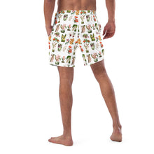 Load image into Gallery viewer, Men's Swim Trunks: Tropical Orchids
