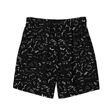 Load image into Gallery viewer, Men's Swim Trunks: Line Art for Breast Cancer