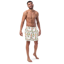 Load image into Gallery viewer, Men's Swim Trunks: Tropical Orchids