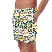 Load image into Gallery viewer, Men's Swim Trunks: Butterflies