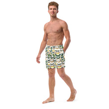 Load image into Gallery viewer, Men's Swim Trunks: Butterflies