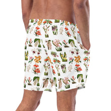 Load image into Gallery viewer, Men's Swim Trunks: Tropical Orchids