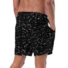Load image into Gallery viewer, Men's Swim Trunks: Line Art for Breast Cancer