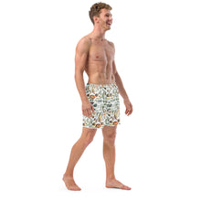 Load image into Gallery viewer, Men's swim trunks: Vegetable Garden