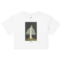 Load image into Gallery viewer, Crop Top: 'Veiled Lady' Mushroom