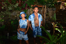 Load image into Gallery viewer, Linen Lounge Shorts: Indigo
